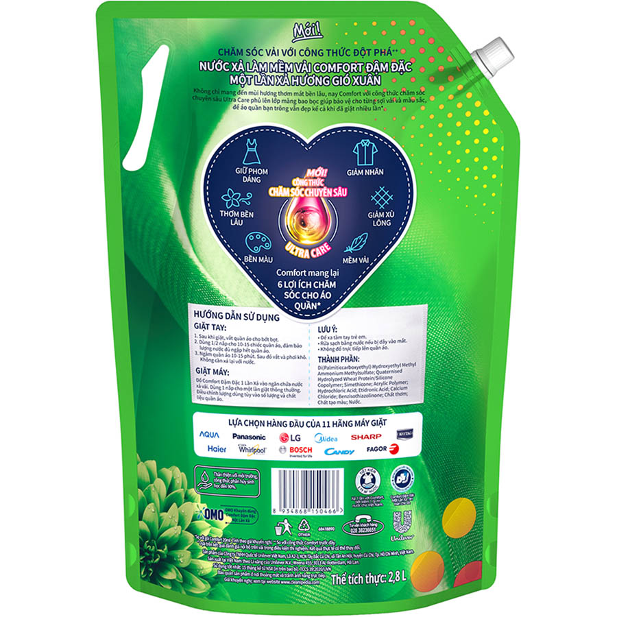 Nước Xả Comfort Gió Xuân 2.8L