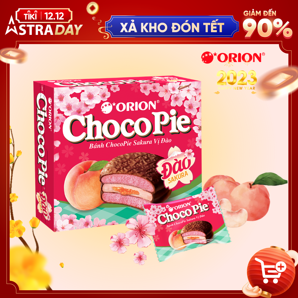 Bánh ChocoPie Sakura Vị Đào