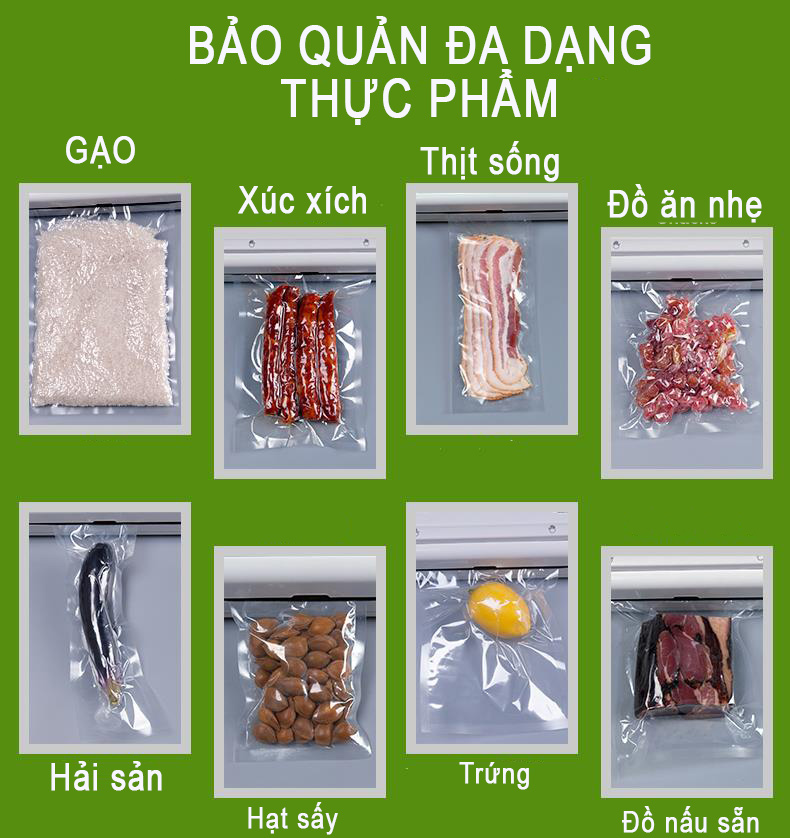 Túi hút chân không PA loại trơn 2 mặt ( 1kg )