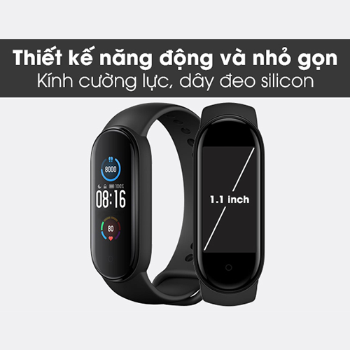 Vòng Tay Thông Minh Xiaomi Mi Band 5 Hàng Chính Hãng