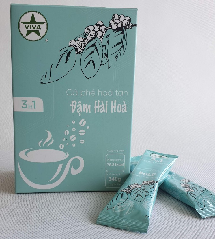 Cà Phê Hòa Tan VIVA STAR COFFEE 3in1 Đậm Hài Hòa