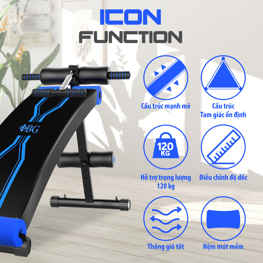 Ghế tập bụng cong muse - Ghế Tập cơ Bụng,Máy tập bụng, Ghế tập lực , máy gập cơ bụng