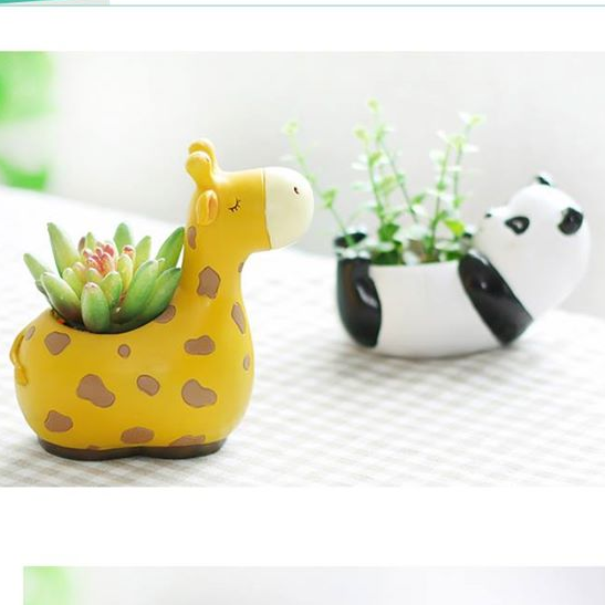 CHẬU TRỒNG SEN ĐÁ CAO CẤP HÌNH HƯƠU CAO CỔ DỄ THƯƠNG ĐỘC LẠ
