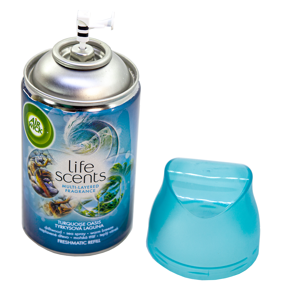 Bình xịt tinh dầu thiên nhiên Air Wick Turquoise Oasis 250ml QT006526 - hương gió biển