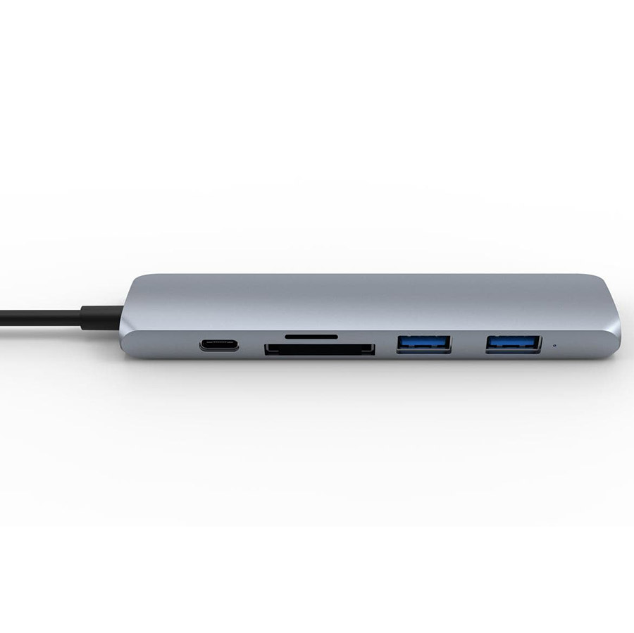 Cổng Chuyển Hyper HyperDrive Bar 6-in-1 USB-C Hub (HD22E) For Macbook, Ipad Pro 2018, PC & Devices - Hàng Chính Hãng