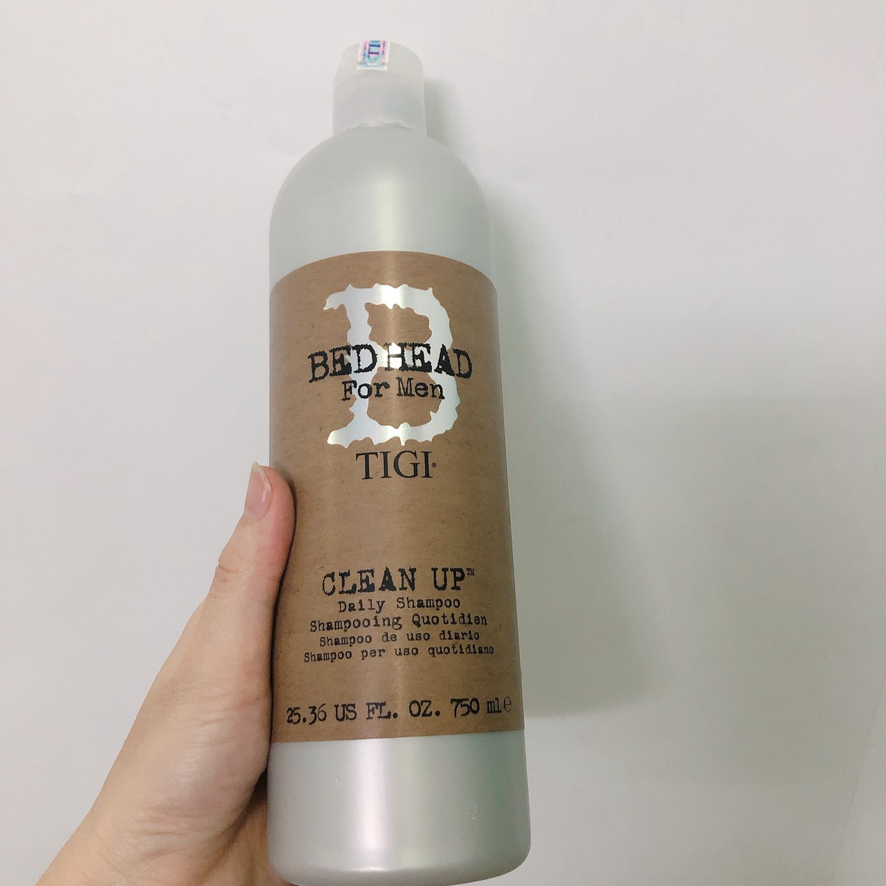 Dầu gội TIGI Bed Head B for men Clean up Daily shampoo hương bạc Hà cho Nam cao cấp Mỹ 750ml - Hàng chính hãng