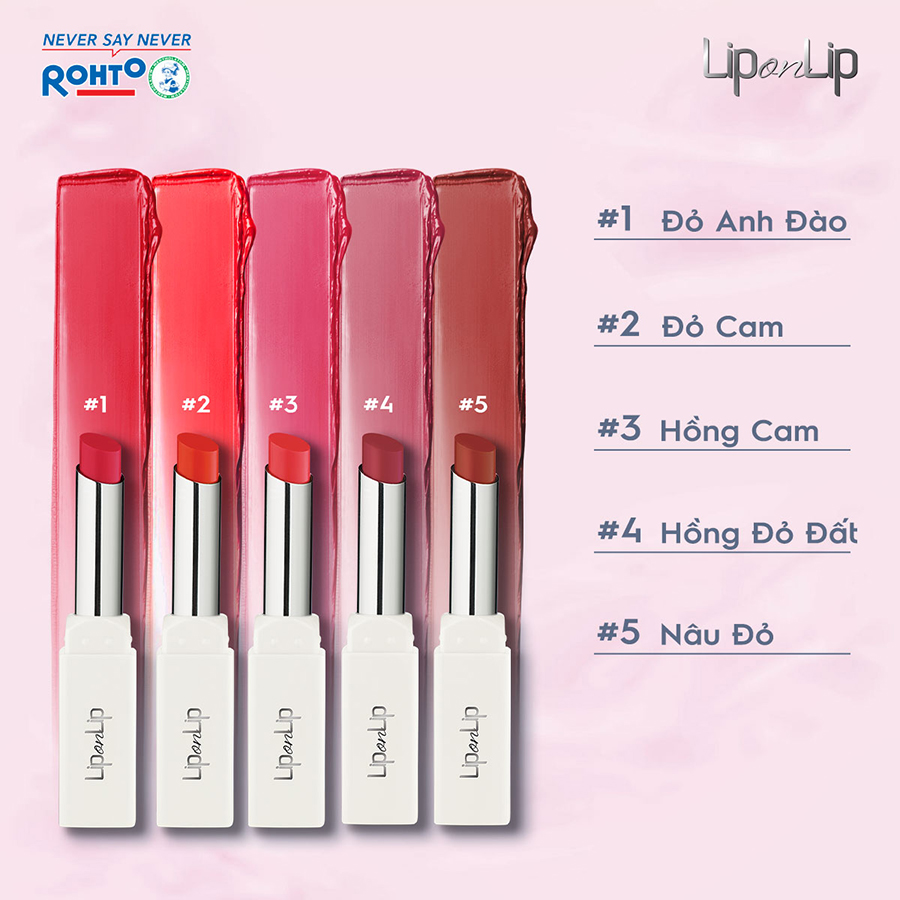 Son lì dưỡng môi siêu mịn Lip On Lip Silky Matte