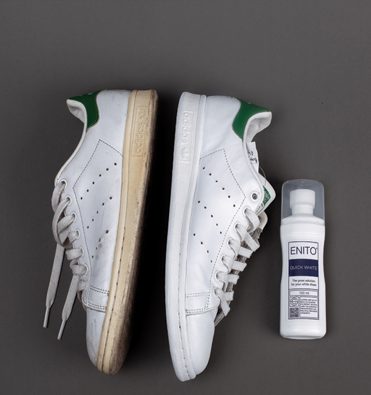 Dung Dịch Enito Quick White - 100ml - Chuyên Che Xước, Tẩy Trắng, Làm Trắng, Tẩy Ố Vàng Cho Giày Sneaker, Stan Smith, Super Star