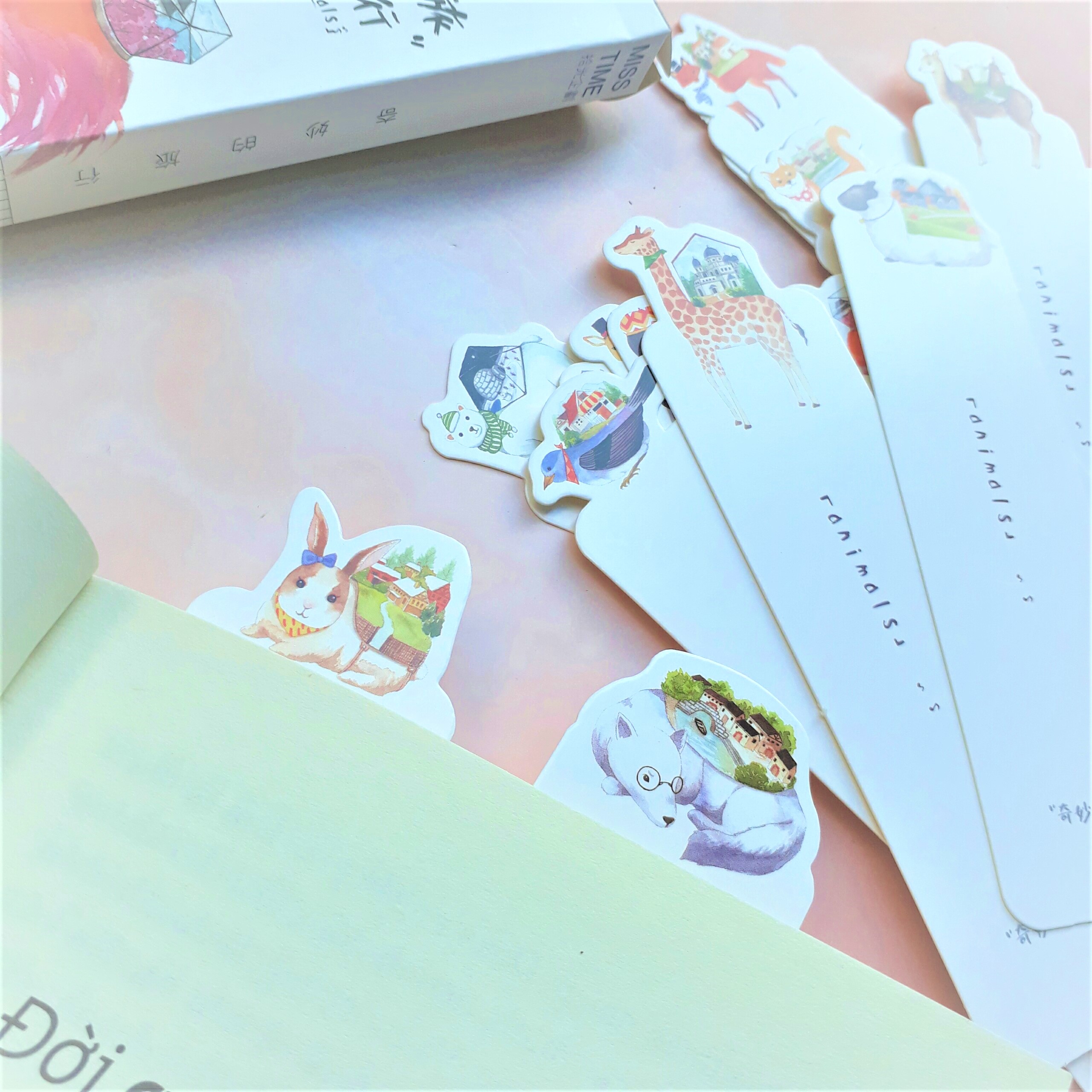 Bộ 30 Bookmark Đánh Dấu Sách Animals