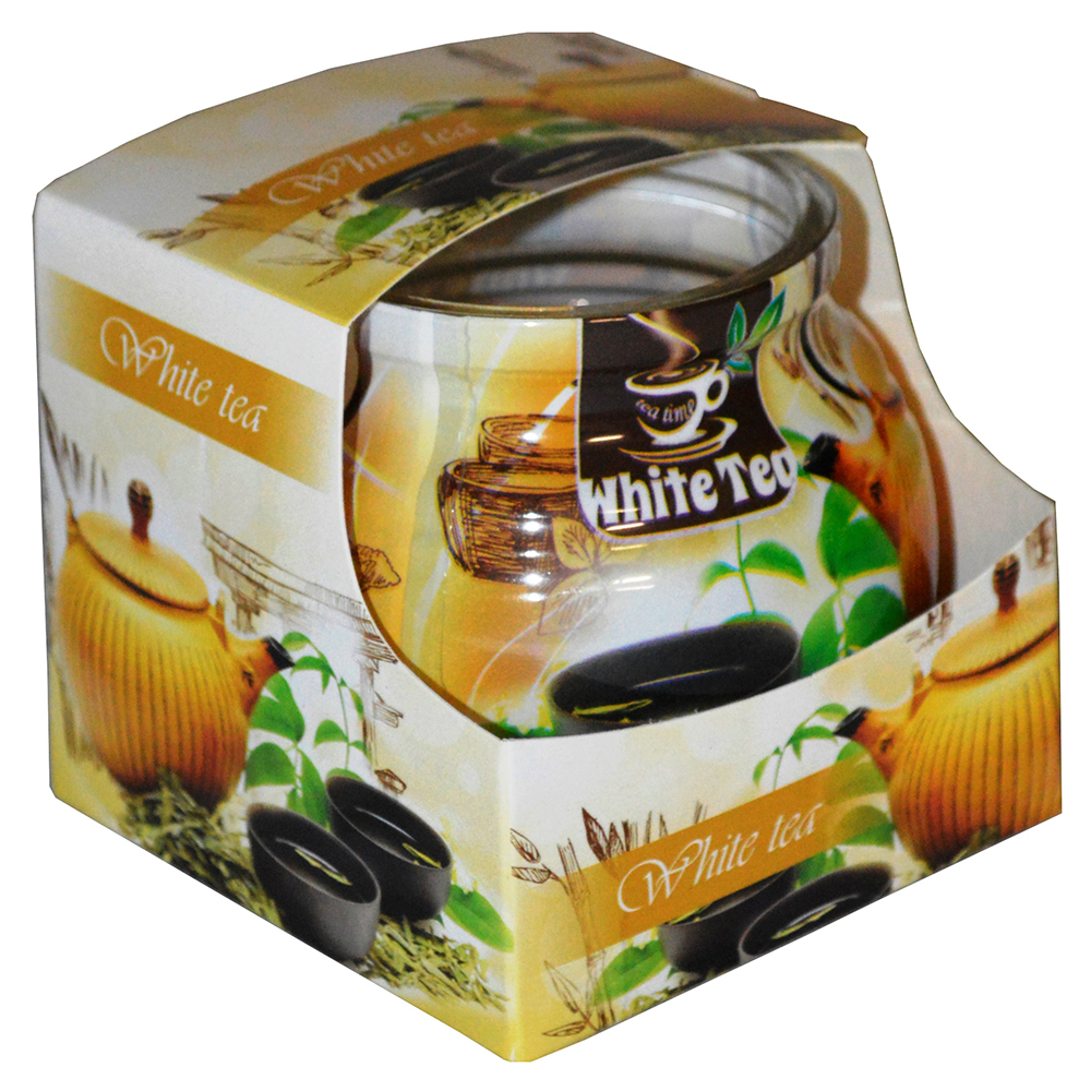 Ly nến thơm tinh dầu Admit White Tea 85g QT01894 - hương trà trắng