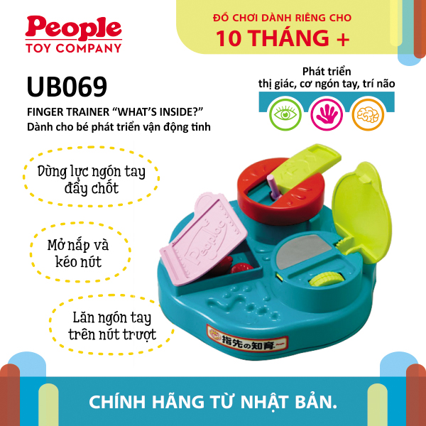 Đồ chơi cho bé sơ sinh 10 tháng tuổi - Phát triển vận động tinh từ PEOPLE Nhật Bản UB069