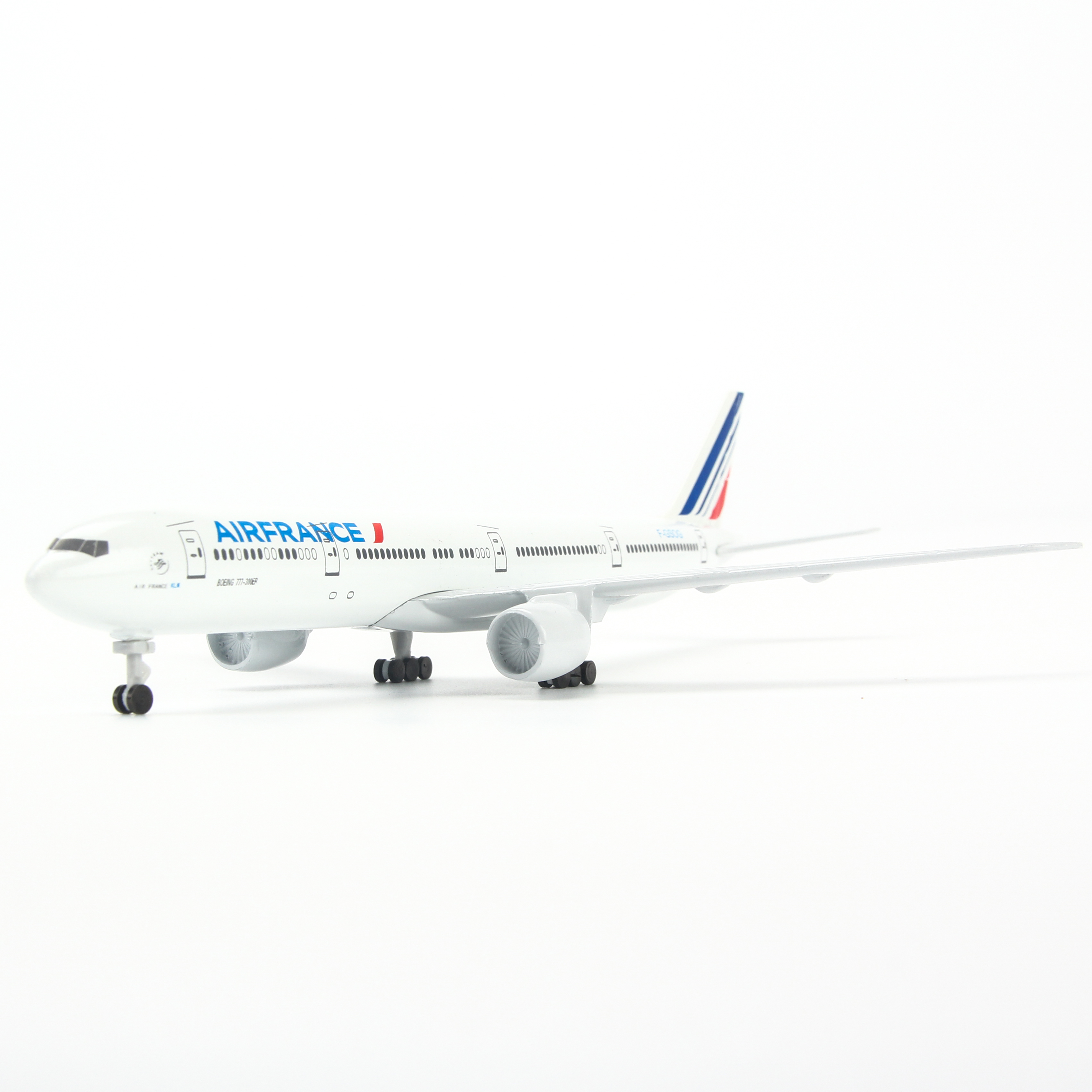 Mô hình máy bay Air France - Trắng,xanh,đỏ,có bánh