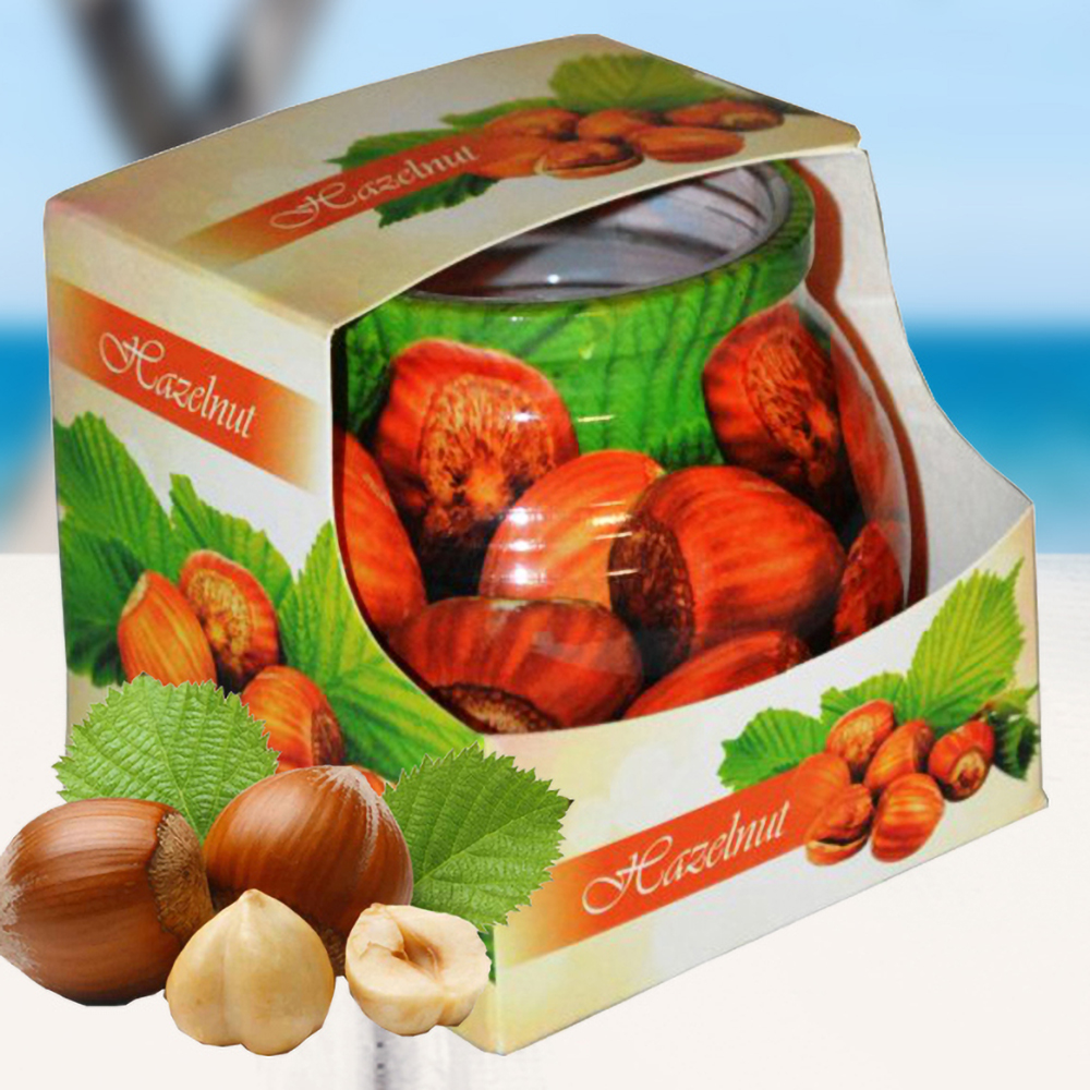 Ly nến thơm tinh dầu Admit Hazelnut 85g QT01881 - hương hạt phỉ