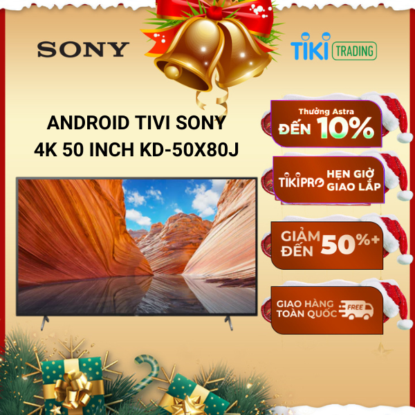 Android Tivi Sony 4K 50 inch KD-50X80J