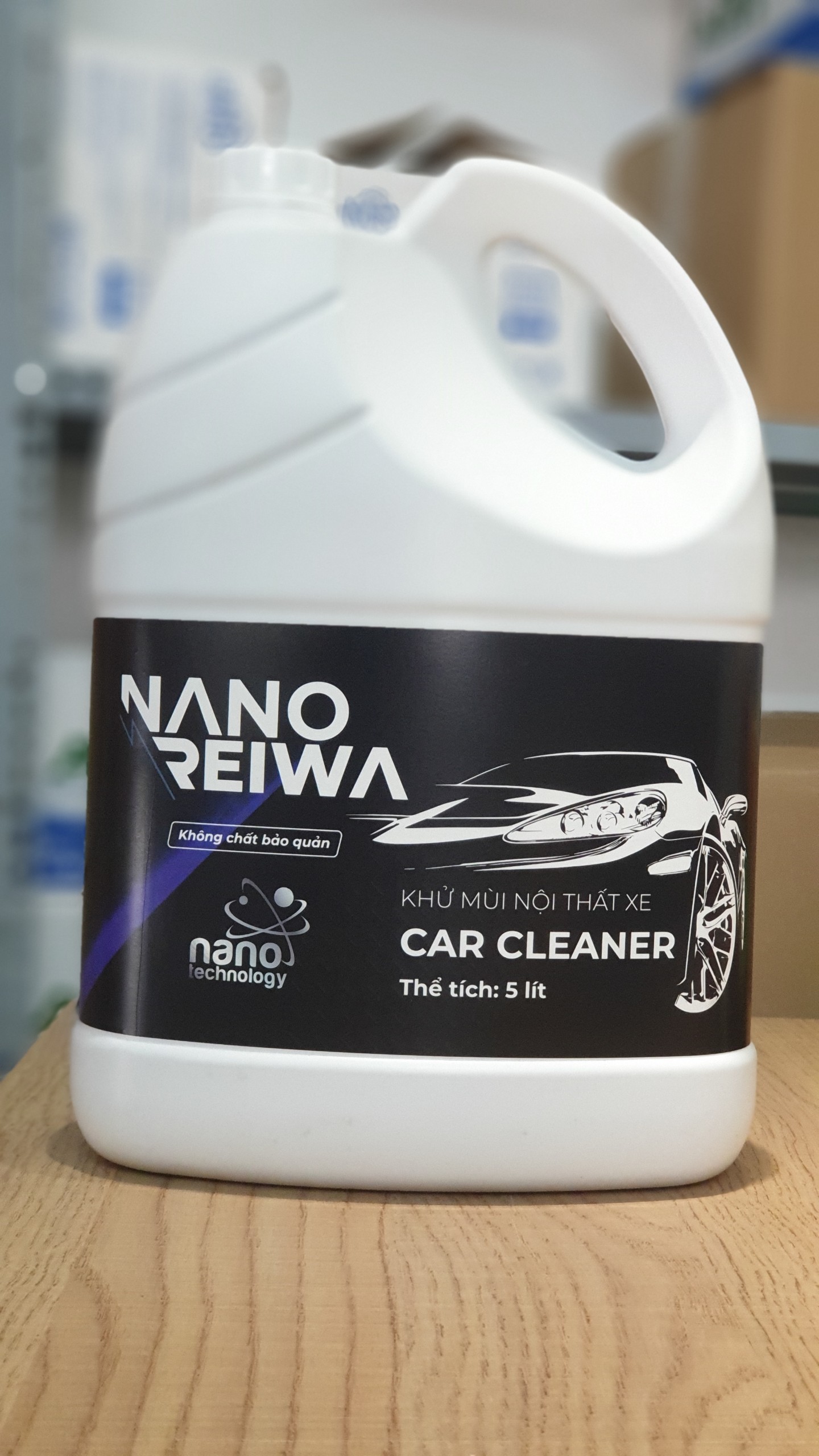 Can Phun Khói Nano Bạc Diệt Khuẩn Khử Mùi Ô TÔ, Nhà Cửa Nano Reiwa 5 Lít - Hàng chính hãng