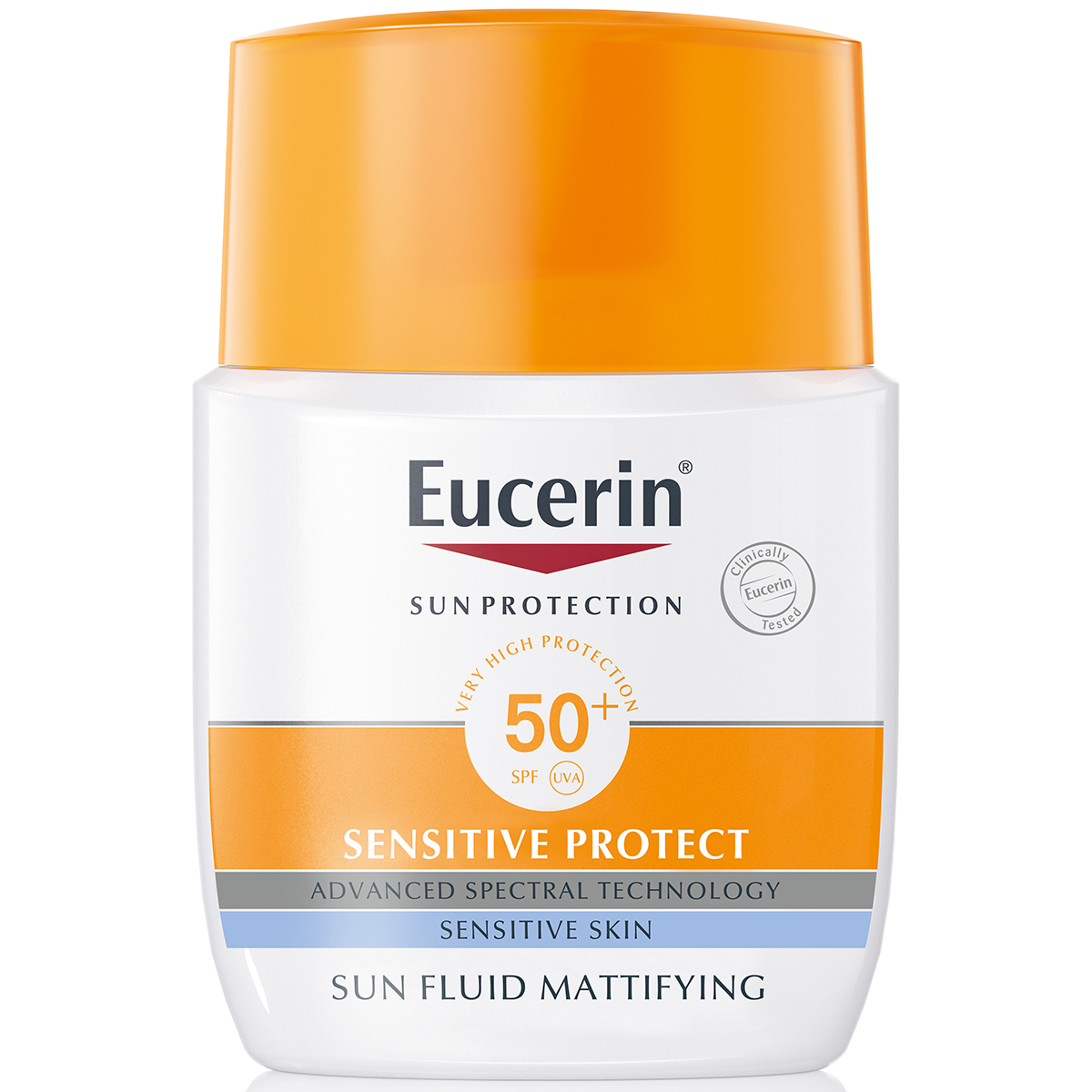 Hình ảnh Kem Chống Nắng Không Gây Nhờn Rít Cho Da Thường Và Da Hỗn Hợp Eucerin Sun Fluid Mattifying Face SPF50+ (50ml)