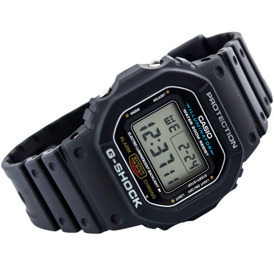 Đồng hồ nam dây nhựa Casio G-Shock chính hãng DW-5600E-1VDF