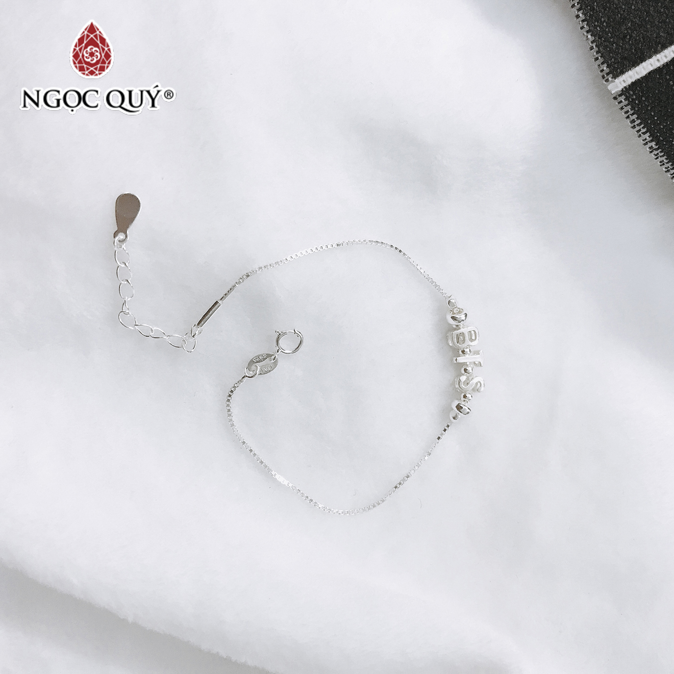Lắc bạc BTS -  Ngọc Quý Gemstones
