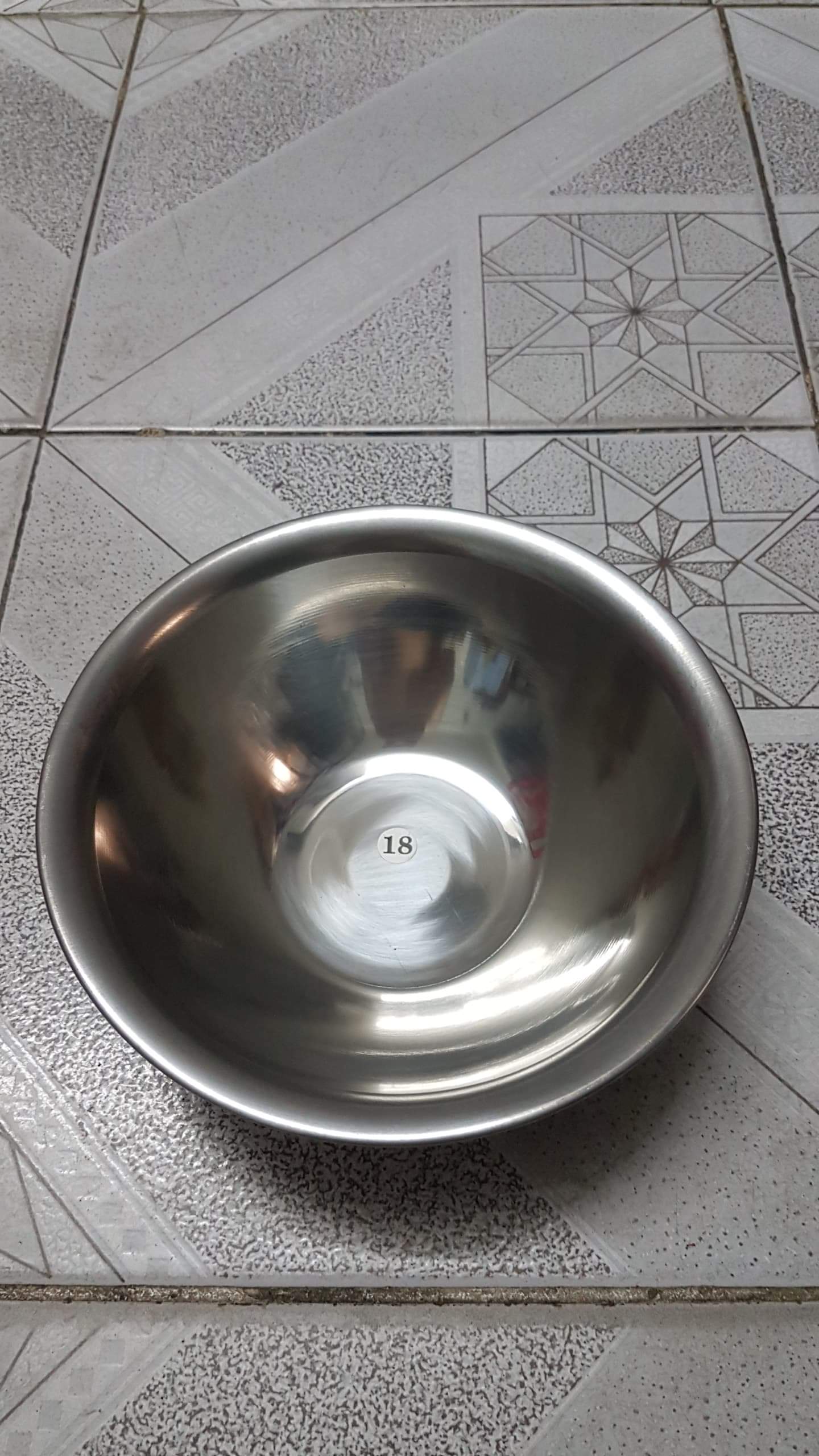 Bộ thau inox 10 cái từ 18cm đến 45cm