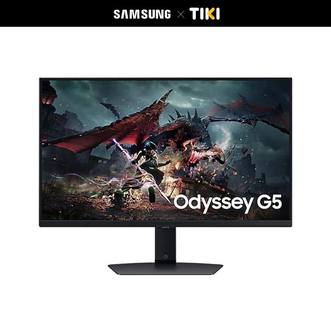 Màn hình Samsung Odyssey G5 G50D LS27DG502EEXXV 27 inch QHD IPS 180Hz 1ms - Hàng Chính Hãng