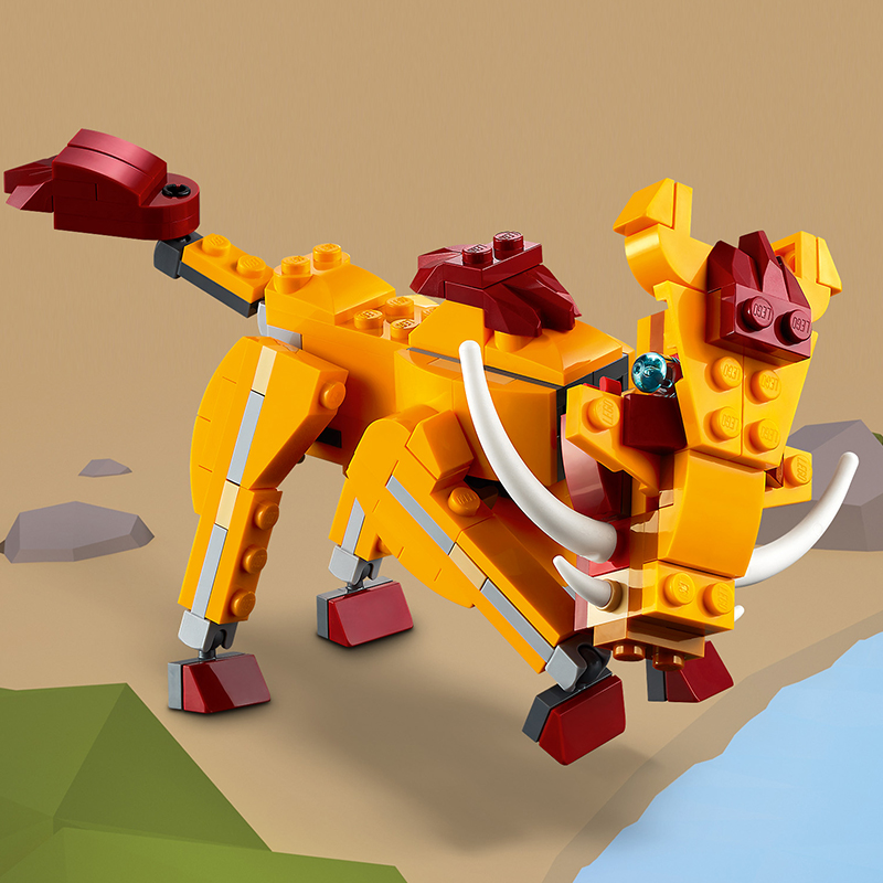 Đồ chơi LEGO Creator Sư Tử Hoang Dã 31112