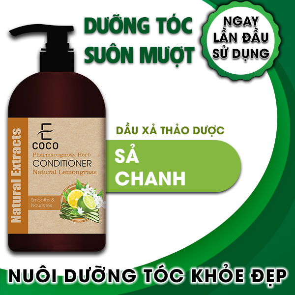 Combo 2 sữa tắm chiết xuất sữa dê Five Goats 1000g-Trắng + Dầu gội dược liệu sạch trị rụng tóc Ecoco sả chanh, bưởi - 336g + Dầu xả thảo dược dưỡng tóc sả chanh, bưởi 180g