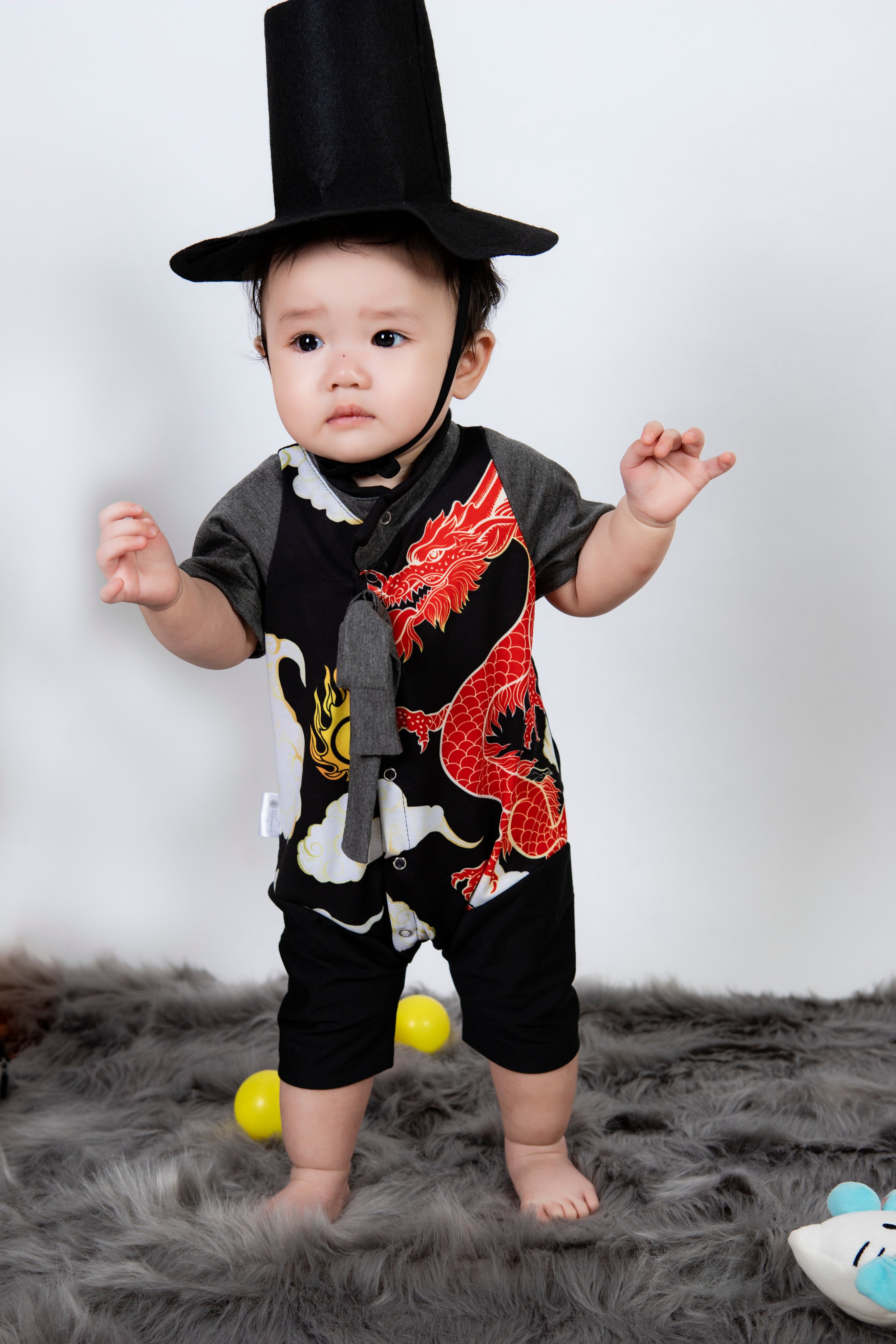 Bodysuit Hàn Quốc Cho Bé Trai - Mihababy - BDSTETHANQUOC_INRONGDO