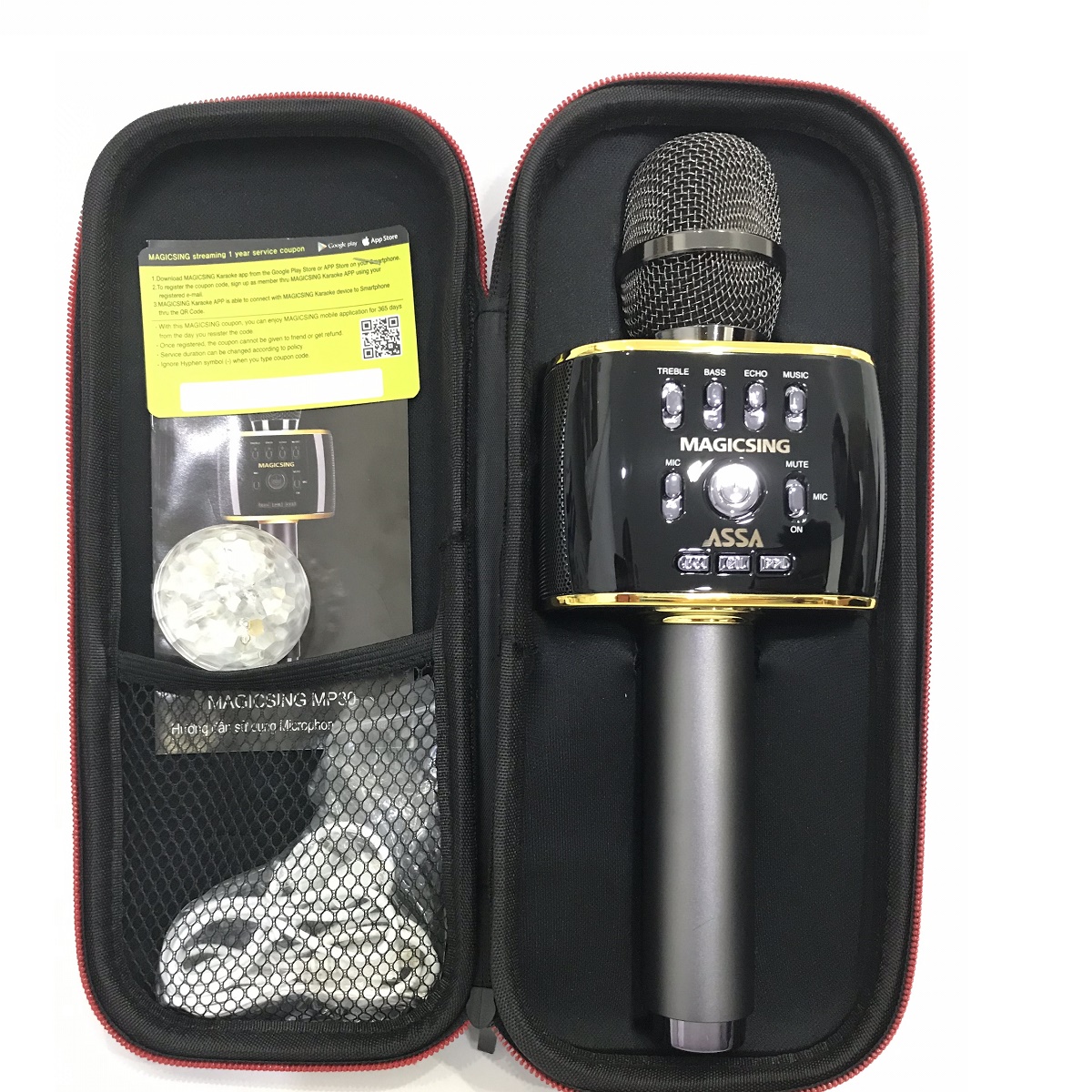 Combo 2 Micro Karaoke Magicsing MP30 hàng chính hãng + bộ đồ chơi bánh răng kỳ thú hàng nhập khẩu