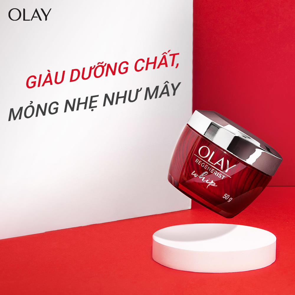 Kem Dưỡng Da Chống Nắng Ngừa Lão Hóa Olay Regenerist Whip UV 50g (Phiên bản mới)