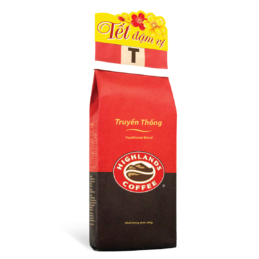 Cà Phê Rang Xay Truyền Thống Highlands Coffee (200g)