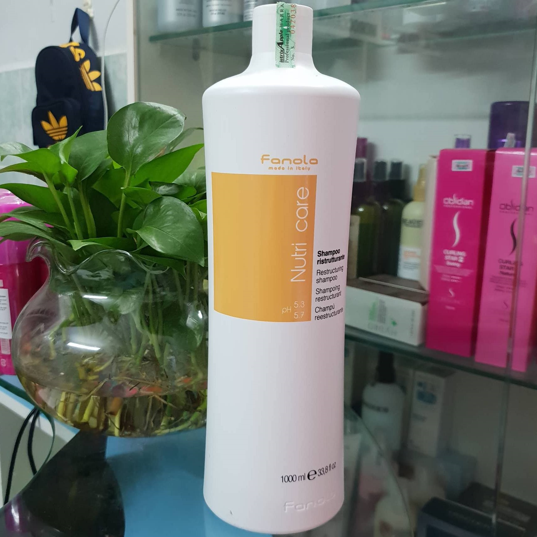 Dầu gội dưỡng tóc khô Restructuring shampoo (Fanola Nutricare) 1000ml