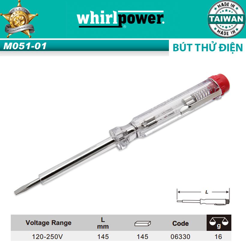 BÚT THỬ ĐIỆN WHIRLPOWER M051-01-06330