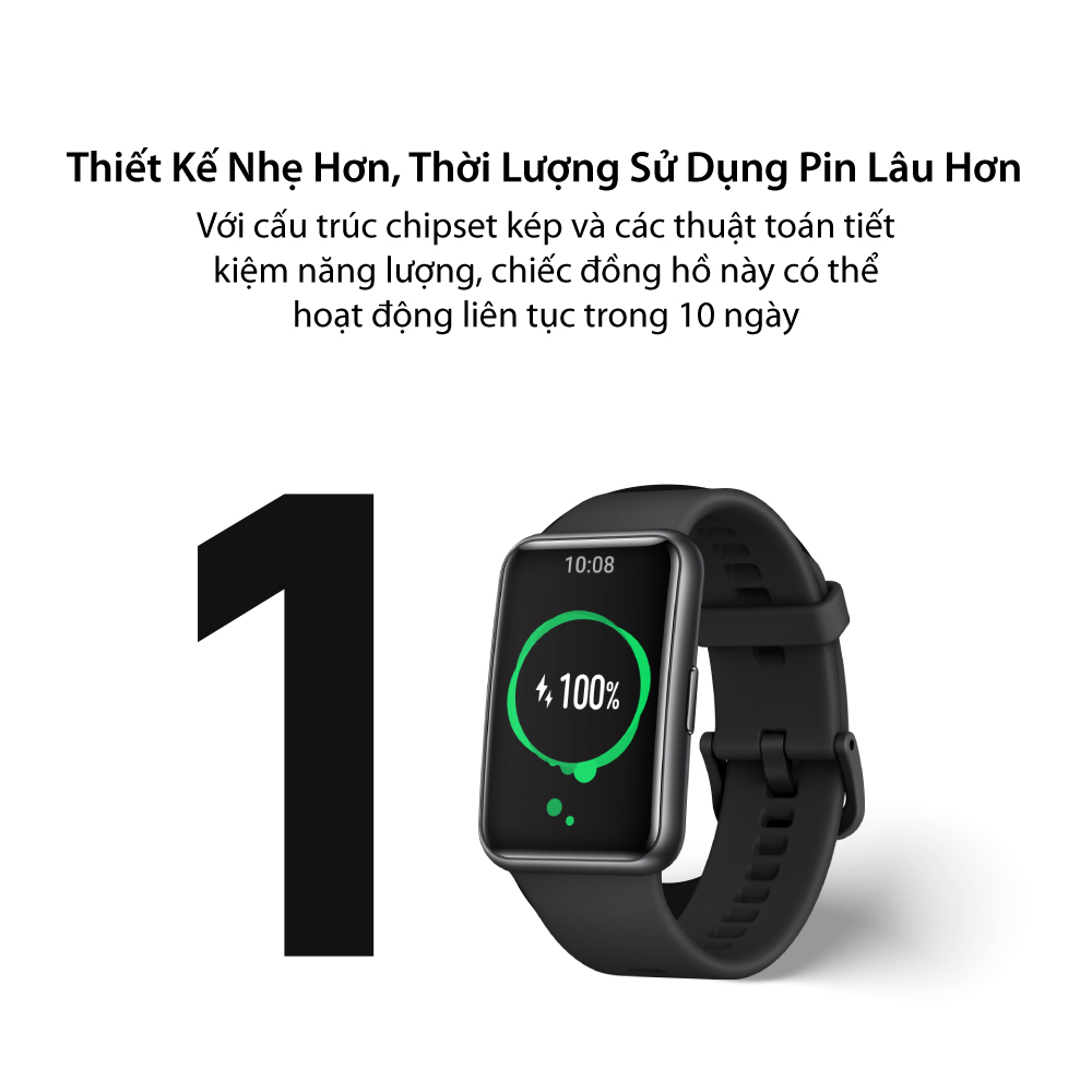 Đồng hồ thông minh Huawei Watch Fit - Hàng Phân Phối Chính Hãng