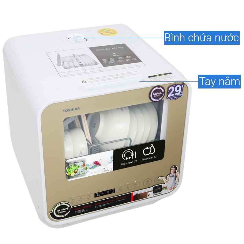 Máy rửa chén Toshiba DWS-22AVN