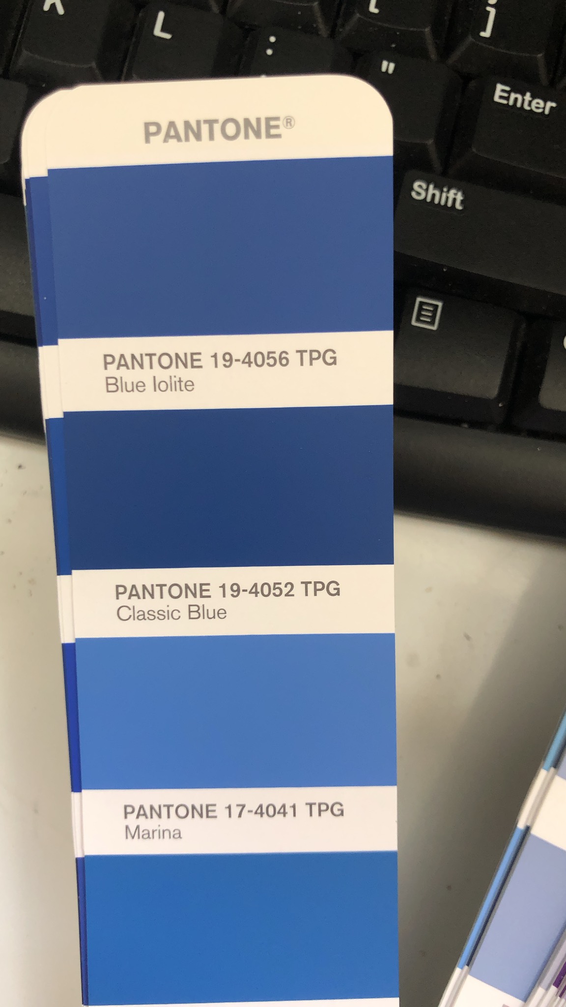 Bộ 2 thanh Bảng màu Pantone TPG FHIP110A 2020 Fashion Home Interiors chính hãng PANTONE LLC nhập khẩu từ USA - 2625 màu TPG dành cho ngành thời trang, nhà ở, nội thất