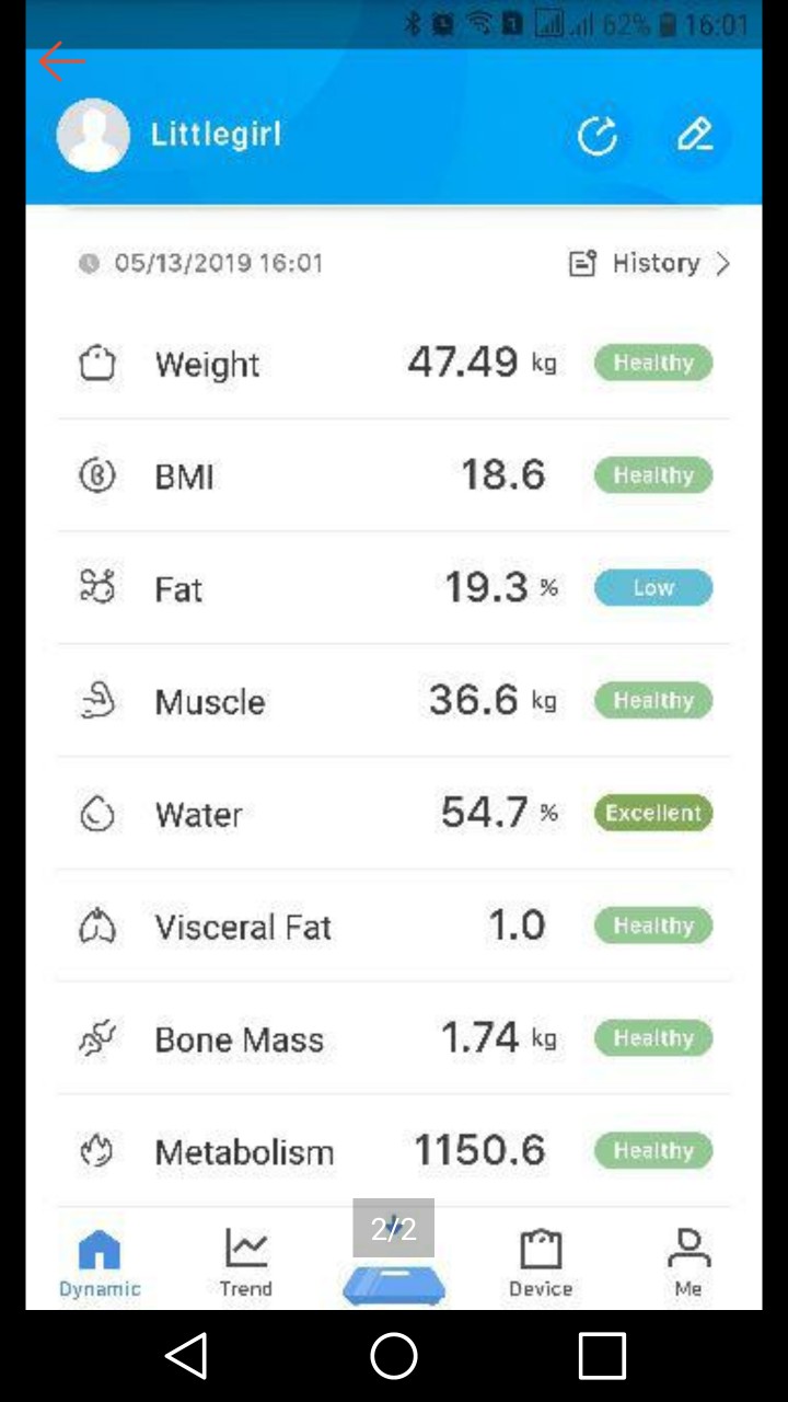 Cân Đo Sức Khỏe Thông Minh (Đo 11 thông số cơ thể qua smartphone) đo tỷ lệ Mỡ thừa, Lượng nước trong cơ thể