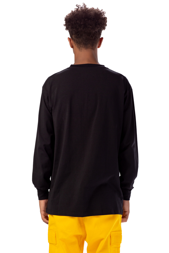 Áo Thun Đen Tay Dài Logo Cam aka 5THEWAY 5TW/RTW LS TRADITIONAL FIT TEE in BLACK/ORANGE
