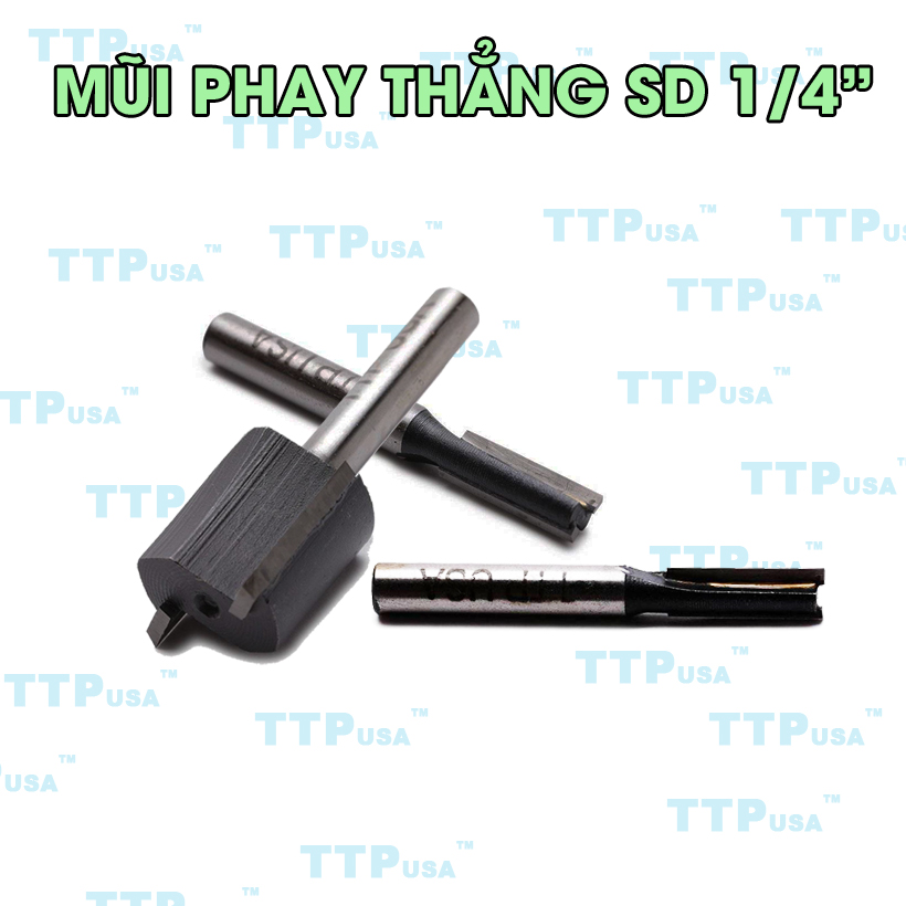 Mũi Phay Thẳng Alu SD TTPusa