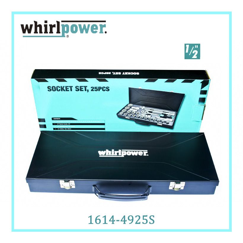 BỘ KHẨU 1/2" 25 CHI TIẾT WHIRLPOWER 1614-4925S