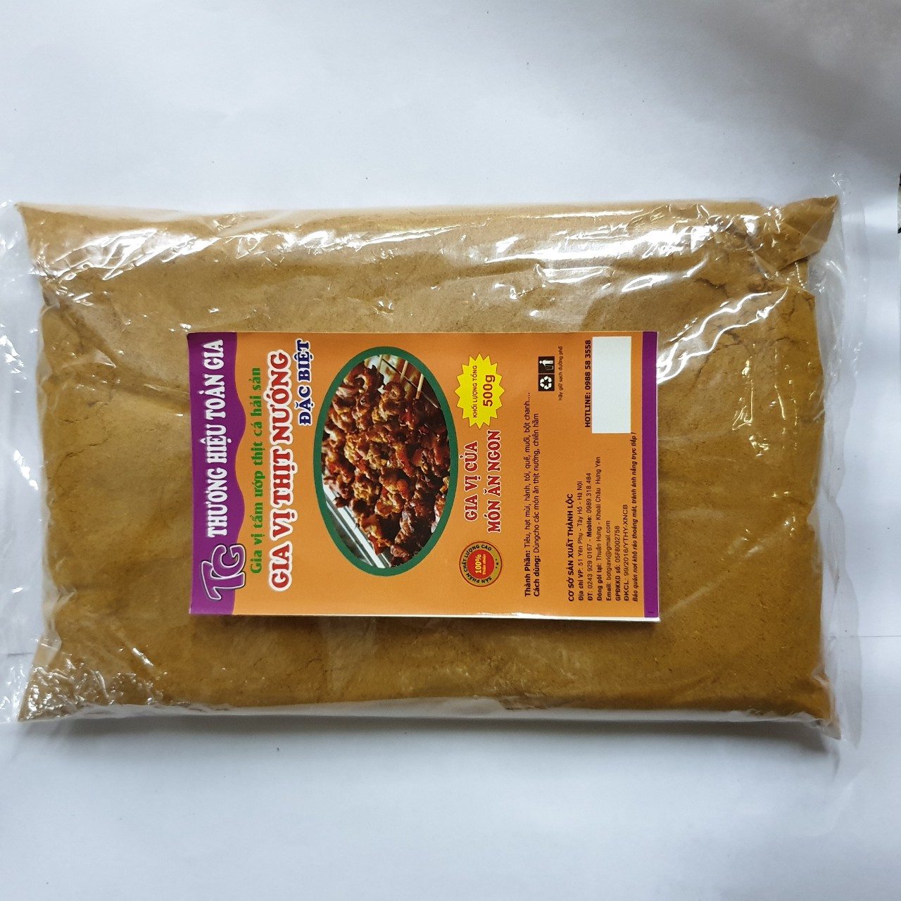 Gia vị thịt nướng Toàn Gia 500g/gói