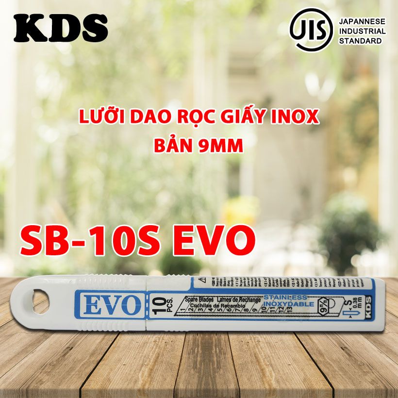 LƯỠI DAO INOX 9mm KDS SB-10SEVO