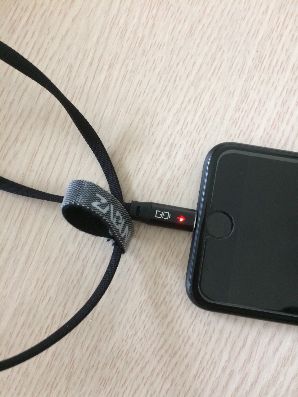 Cáp Sạc Nhanh C02 Zabun siêu bền Lightning -  Đen - Tự ngắt cho iPhone/iPad khi pin đầy Chống Chai Pin - Hàng chính hãng