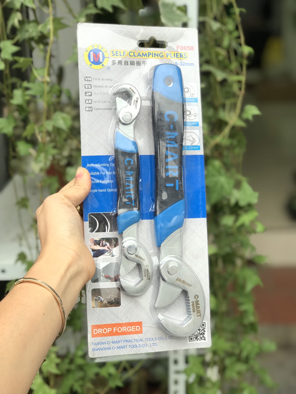 Bộ 2 Cờ lê đa năng 9-32mm C-mart f0050 tặng kèm tovit sửa chữa hai đầu