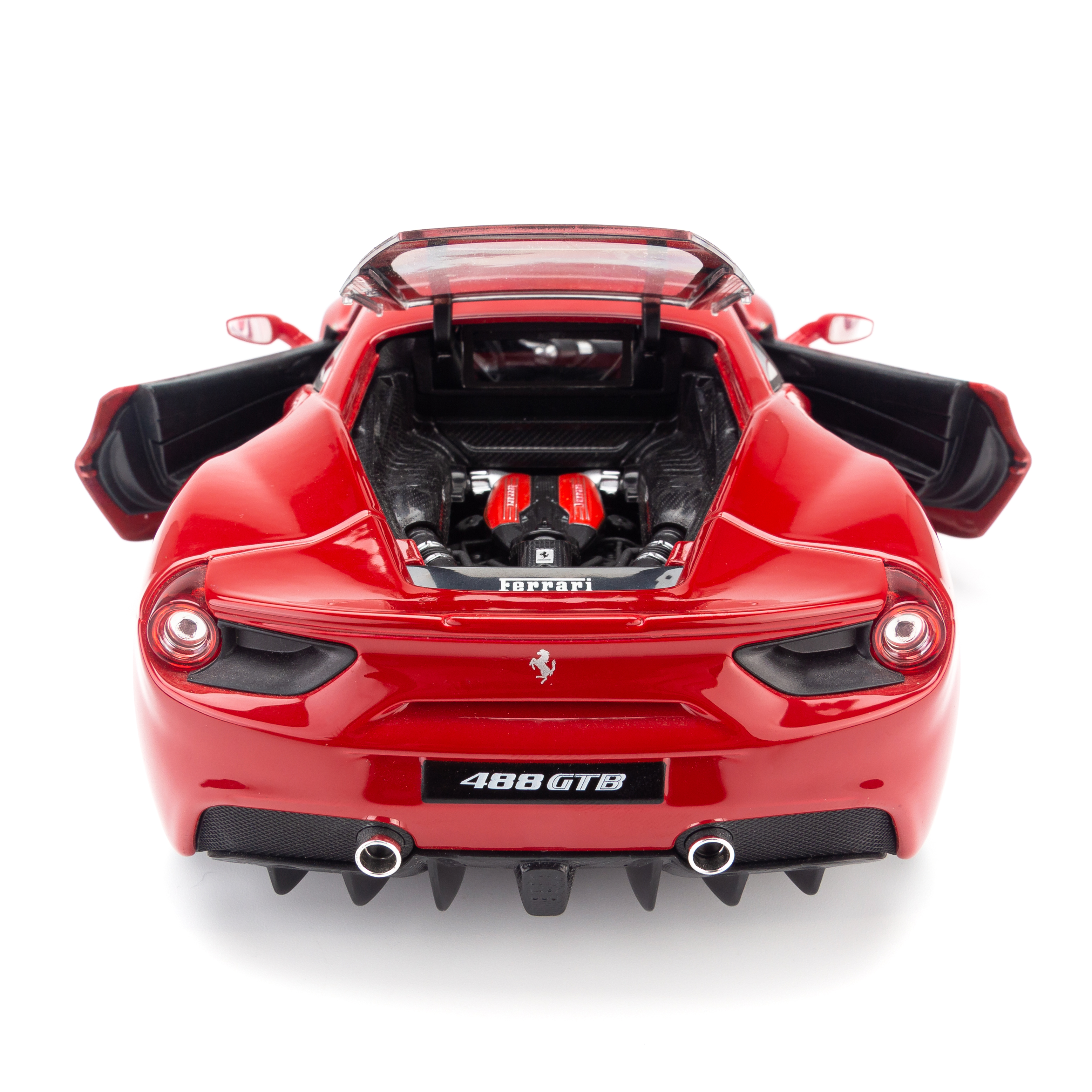 Mô Hình Xe Ferrari 488 GTB Red 1:18 Bburago - MH18-16008