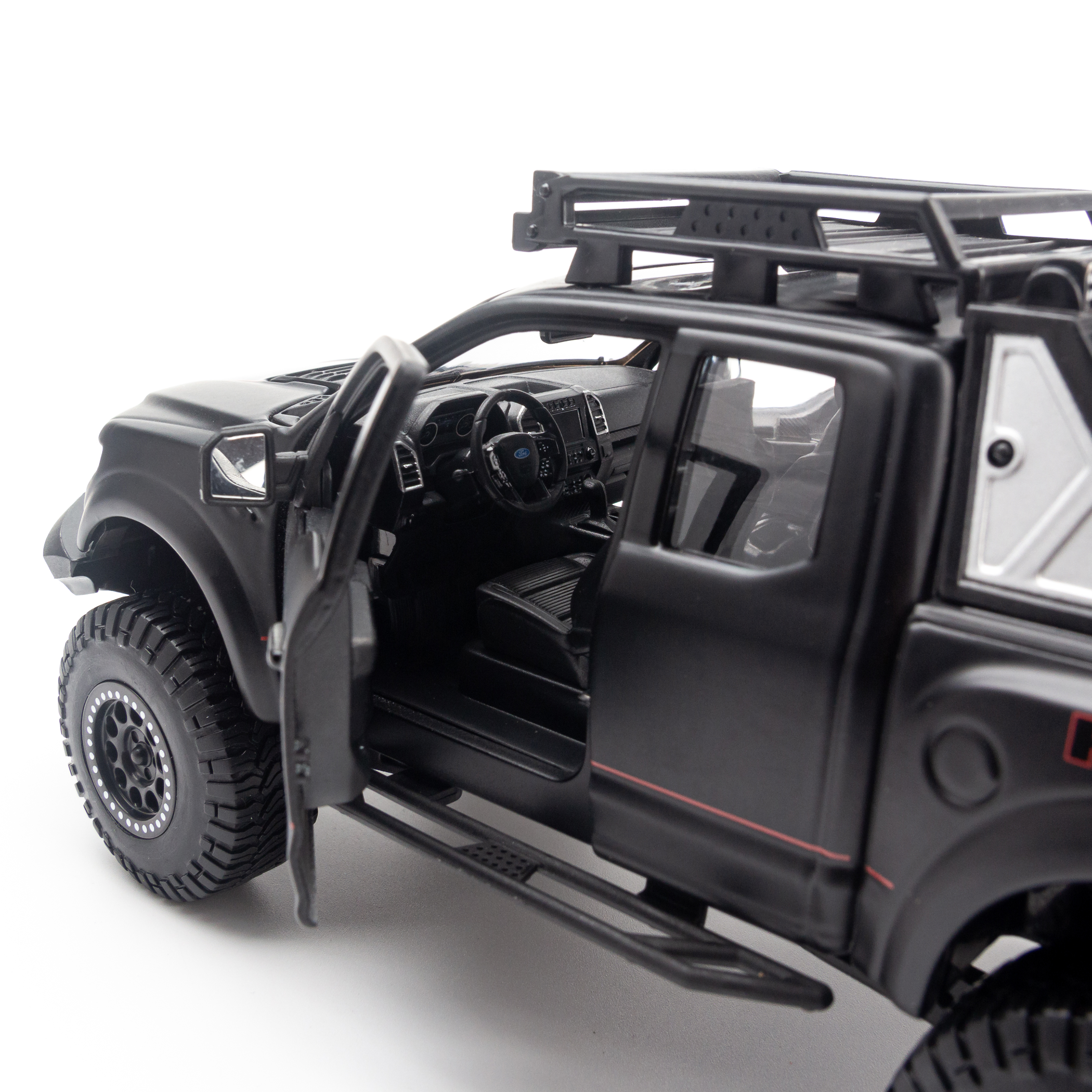 Mô Hình Xe Design Off-Road Kings 2017 Ford F-150 Raptor Black 1:24 Maisto MH-32521