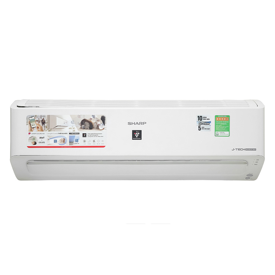 Máy Lạnh Sharp Inverter 1 HP AH-XP10YMW - Chỉ giao HCM