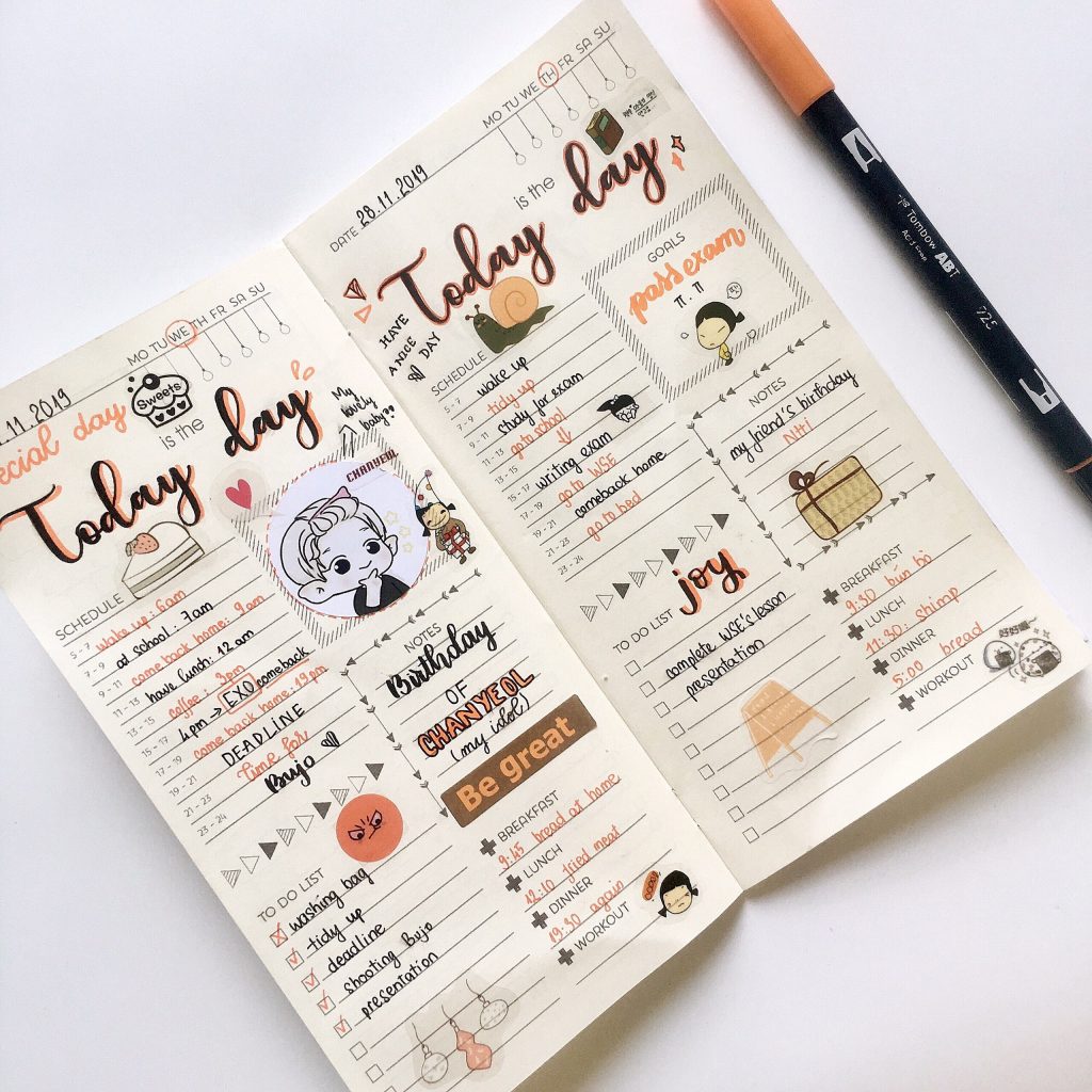 Sổ tay planner MIX TỔNG HỢP Tháng + tuần + ngày &quot;Kế hoạch trọn đời&quot; - Lịch tháng / Kế hoạch Tuần / Nhắc việc ngày / Chấm bi