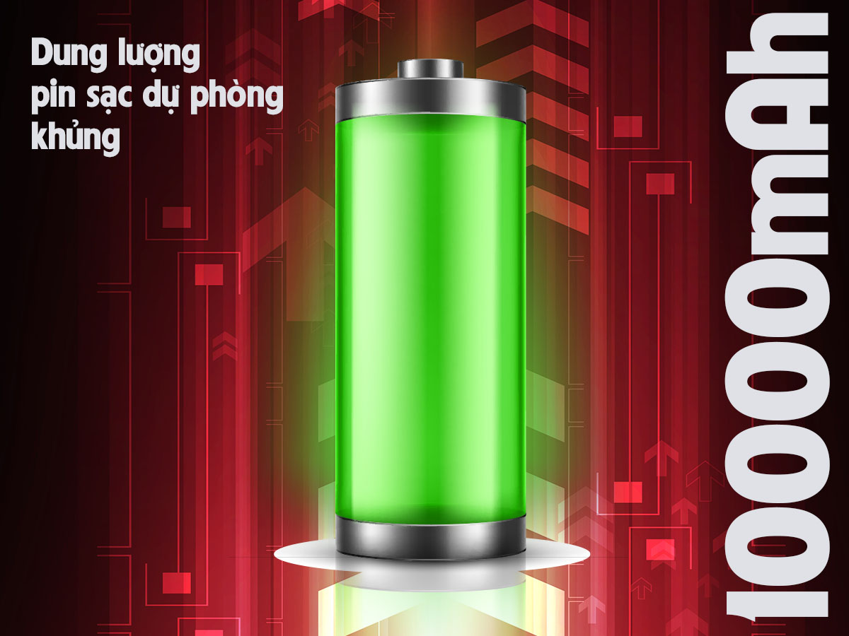 Tai nghe không dây Bluetooth KM-K100, kiêm Pin sạc dự phòng điện thoại dung lượng cao 10.000mAh - Hàng chính hãng