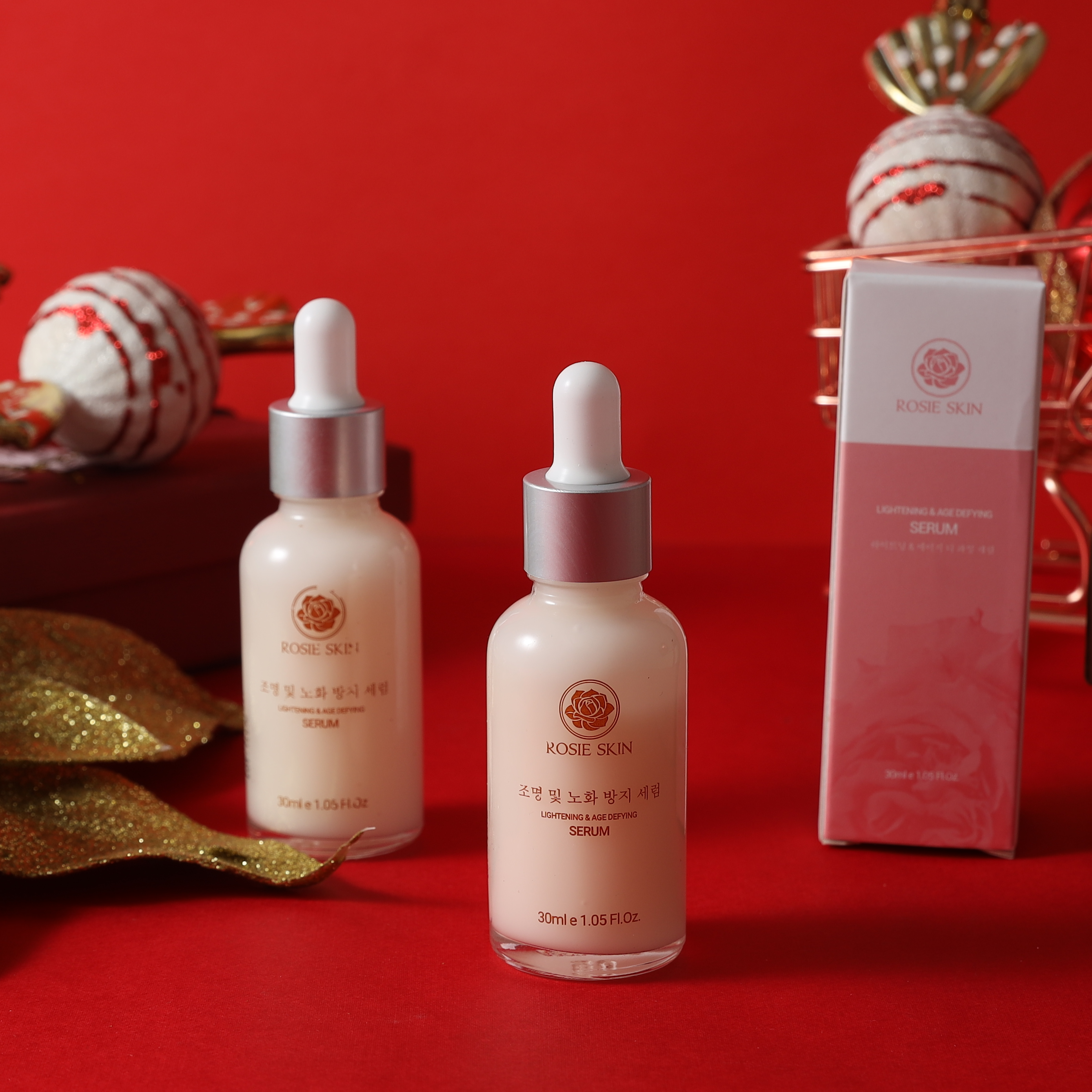 Tinh Chất Serum Dưỡng Ẩm Làm Sáng Da Rosie Skin Chiết Xuất Hoa Hồng Đá Lightening & Age Defying Serum 30ml