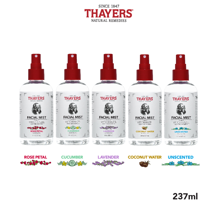 Nước hoa hồng không cồn THAYERS - Hương hoa oải hương - Dạng xịt 237ml